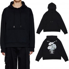 우영미 릴 플라워 후드티