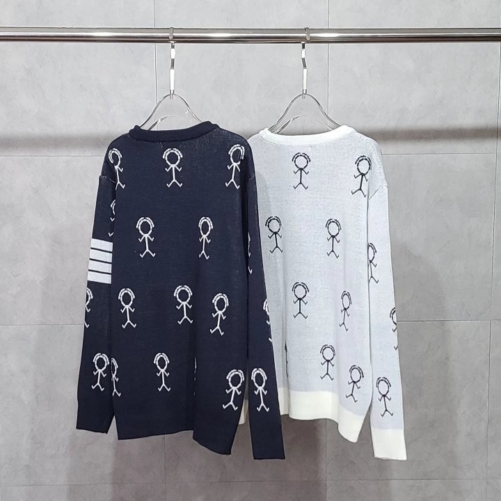 톰브라운 전판 피토그램 니트