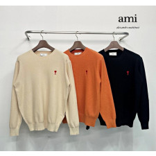 아미 스몰 하트 프렌 엠보 니트