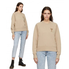 아미 베이지 자수 맨투맨