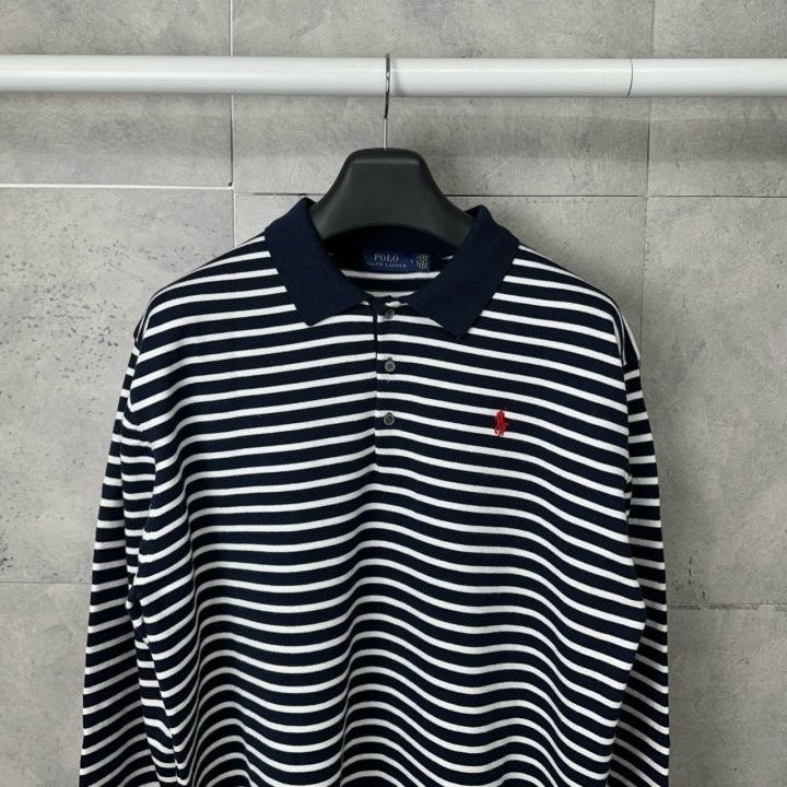 폴로 랄프로렌 단가라 카라 긴팔 니트