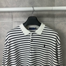 폴로 랄프로렌 단가라 카라 긴팔 니트