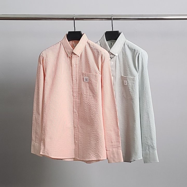 아크네 시어서커 파스텔 셔츠