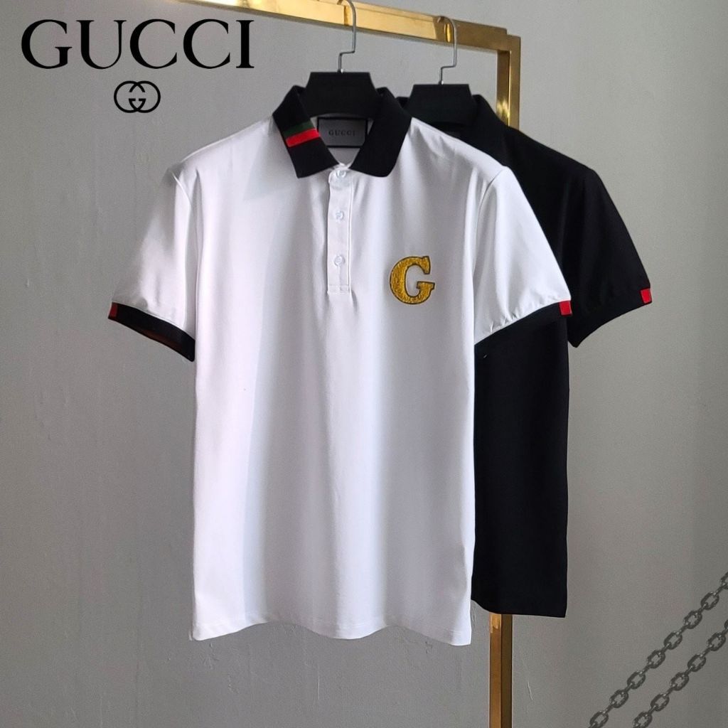 구찌 G로고 포인트 PK 반팔 카라티