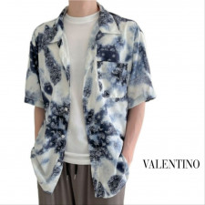 발렌티노 하와이안 반팔 셔츠