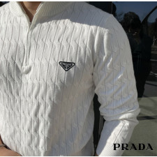 프라다 컷아웃 니트