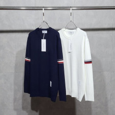 톰브라운 아르배색 라운드 니트