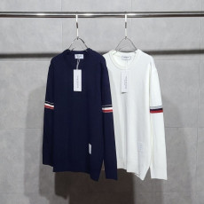 톰브라운 아르배색 라운드 니트