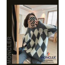 몽클레어 여성 B113 빅 아가일 니트