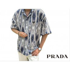 프라다 레트로 오버 반팔 셔츠