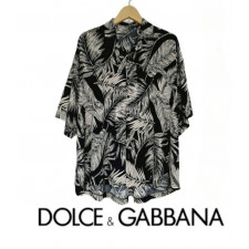 돌체앤가바나 느와르 오버 반팔 셔츠