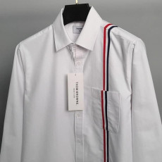 톰브라운 세로 삼선줄 옥스포드 셔츠