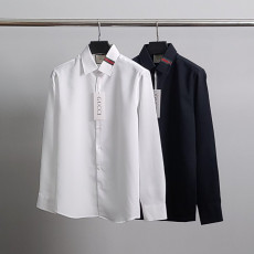 구찌 넥라인 베이직 셔츠