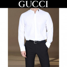 구찌 넥라인 차이나 셔츠