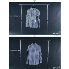 톰브라운 폴렛 체크 셔츠