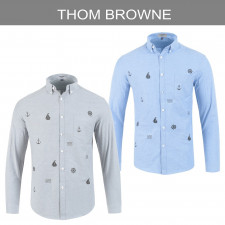 톰브라운 멀티 마린 프린팅 옥스포드 셔츠