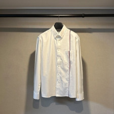 톰브라운 스트라이프 구로그랭 루프 탭 옥스포드 셔츠