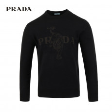 프라다 타이거 로고 램스울 니트