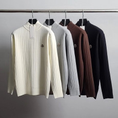 몽클레어 골지 캐시미어 반목 니트