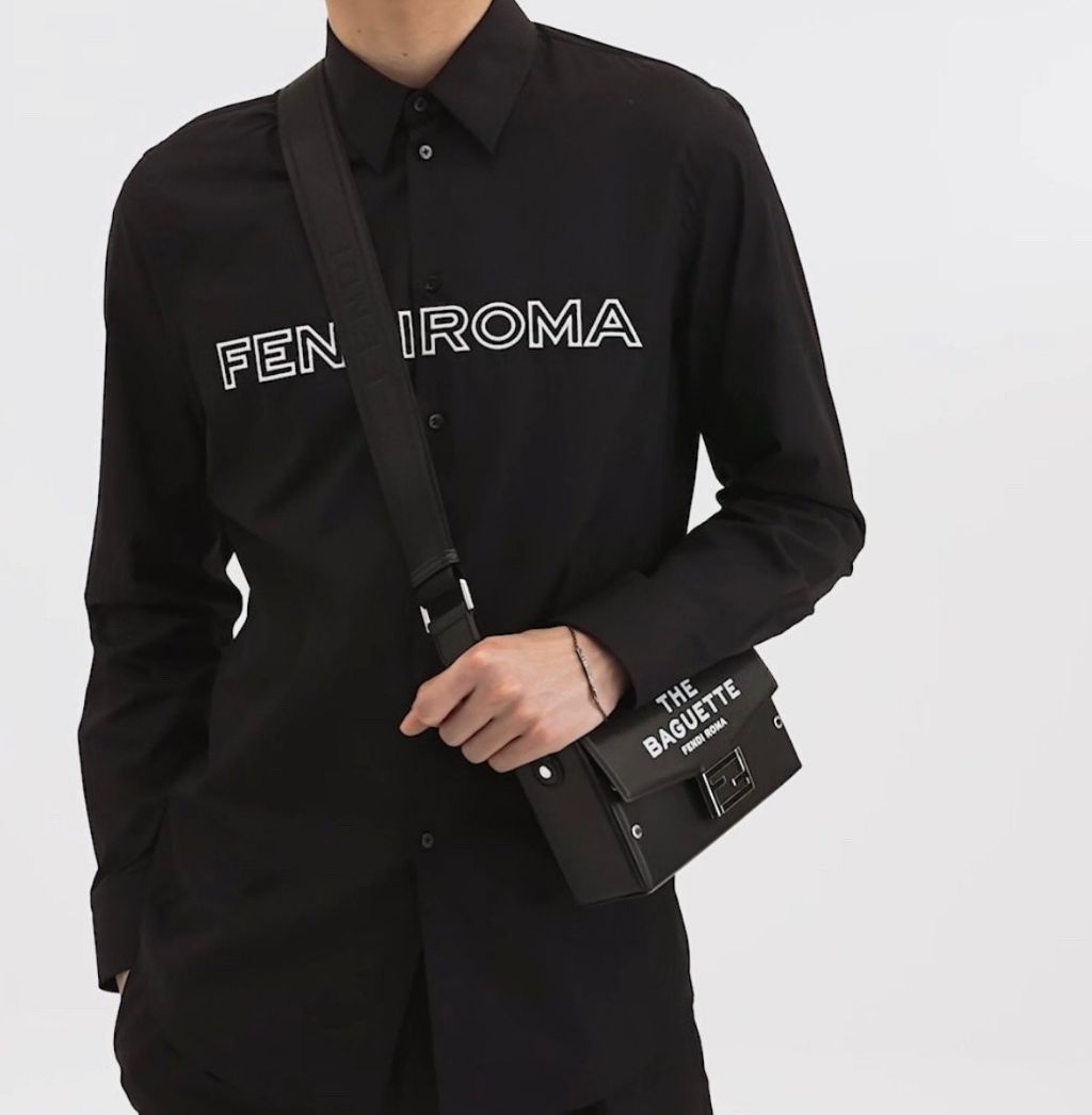 펜디 블랙 코튼 바이 마크 제이콥스 셔츠