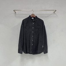 베트멍 백로고 데님 셔츠