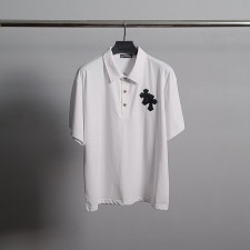 크롬하츠 멀티 십자 오버핏 반팔 카라티