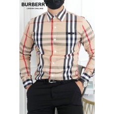 버버리 스트레치 코튼 셔츠