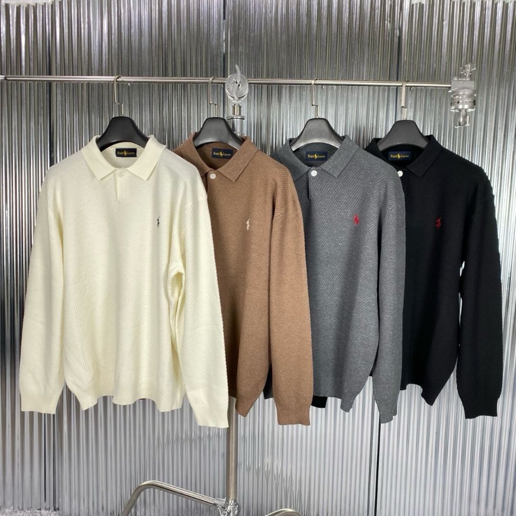 폴로 어블릭 카라 니트