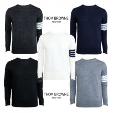 톰브라운 사선 시그니처 니트