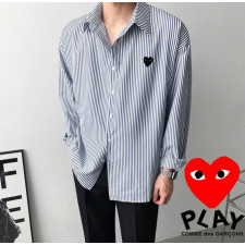 꼼데가르송 스트라이프 셔츠
