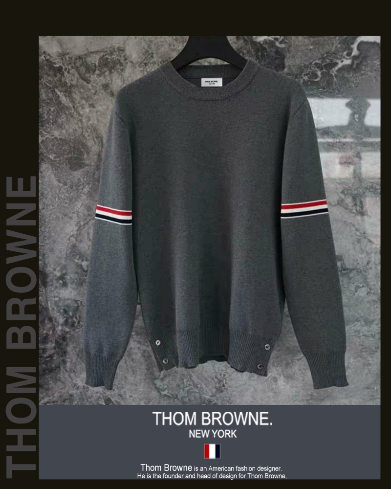 톰브라운 소프트 데일리 니트