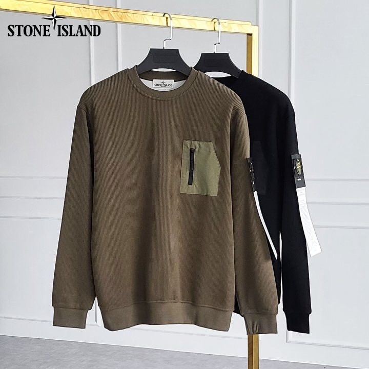 스톤아일랜드 코듀로이 맨투맨