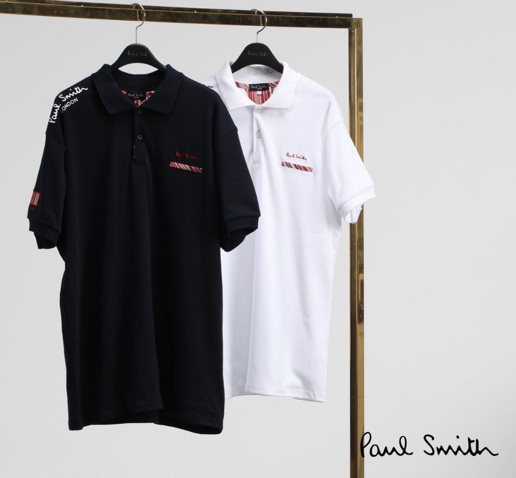 폴스미스 레터링 포인트 반팔 카라티