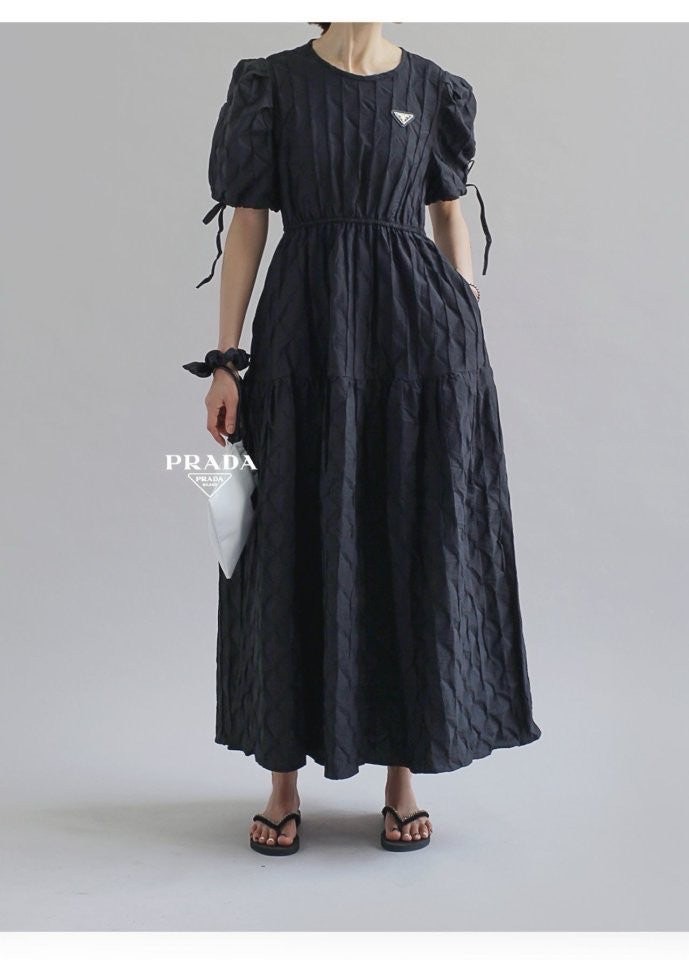 프라다 여성 큐브 드레스 원피스