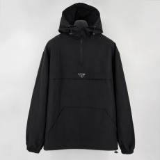 프라다 플레이트 후드 아노락