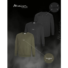 메종마르지엘라 퀄팅 포켓 맨투맨