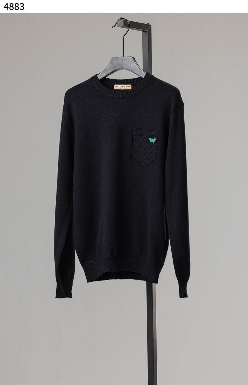 보테가베네타 소프트 포켓 라운드 니트