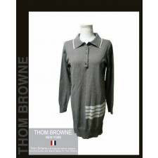 톰브라운 9752 기본 4선 니트 원피스