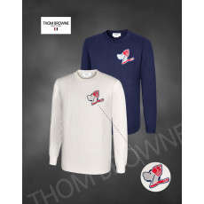 톰브라운 가슴 강아지 니트