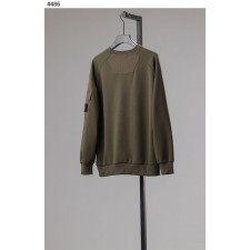 스톤아일랜드 코튼 플리스 가먼트 다이드 크루넥 스웨트 맨투맨