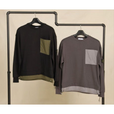 스톤아일랜드 스트링 포켓 맨투맨