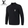 루이비통 LV 자수 긴팔 카라 니트