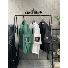 스톤아일랜드 지퍼 카고 와샤 반팔티