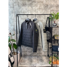 스톤아일랜드 사이드 라인 지퍼 패딩 맨투맨