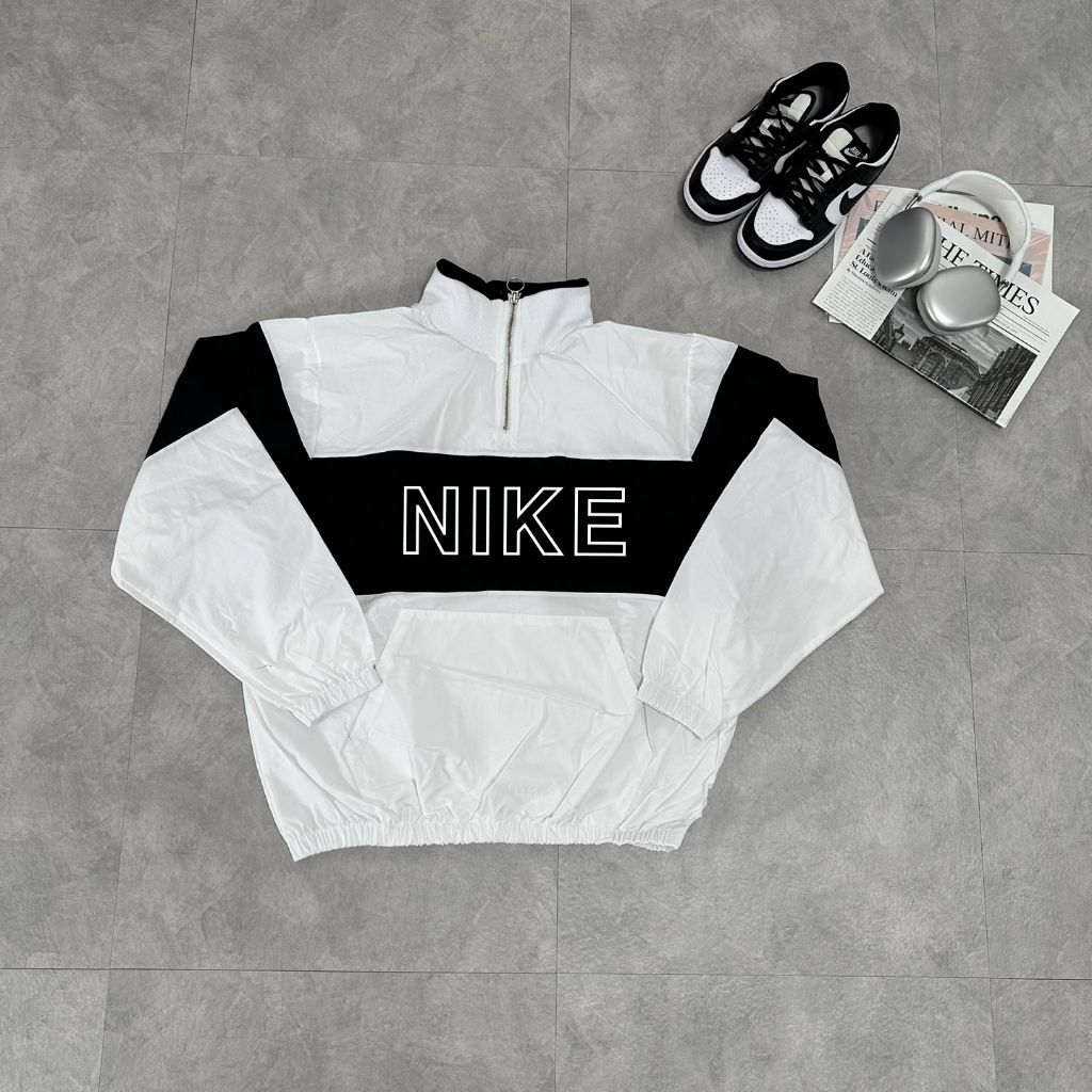 나이키 솔리드 아노락 맨투맨