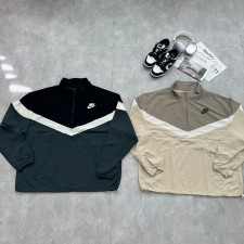 나이키 브이 배색 아노락 맨투맨