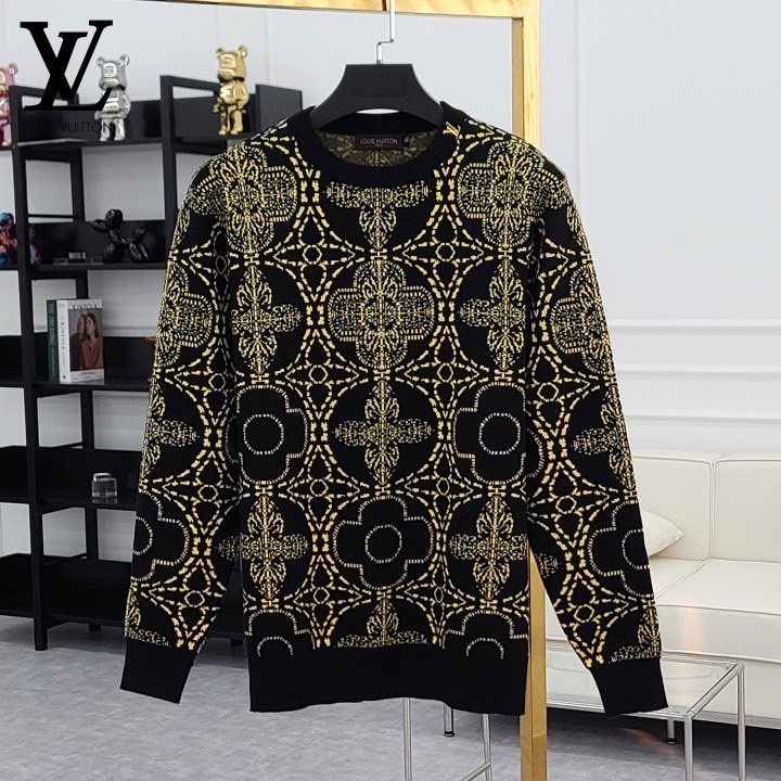 루이비통 플라워 로고 니트