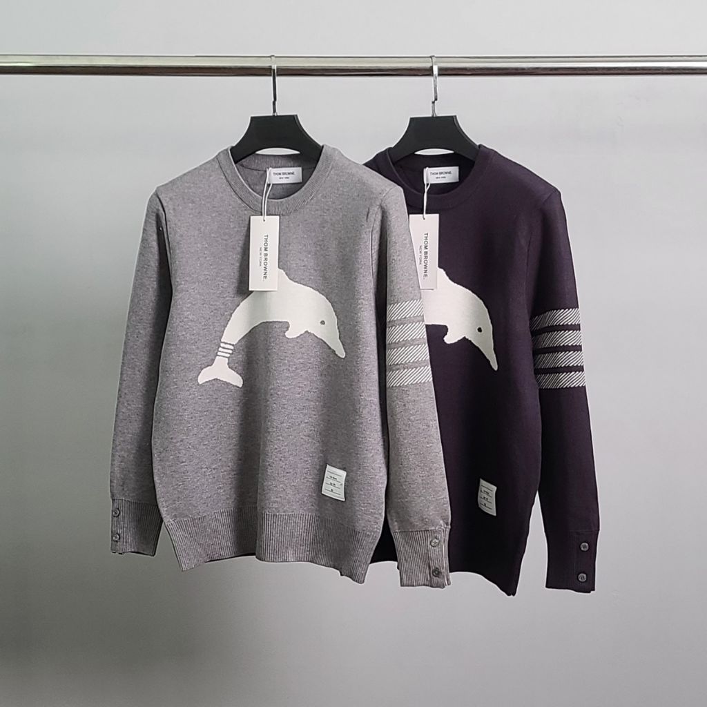 톰브라운 4바 프리미엄 돌핀 니트