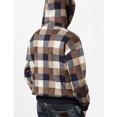 루이비통 다미에 캐시미어 울 후드티