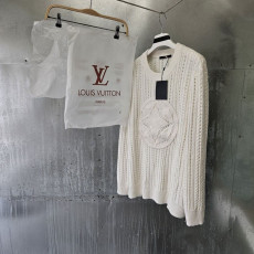 루이비통 케이블 크루넥 니트